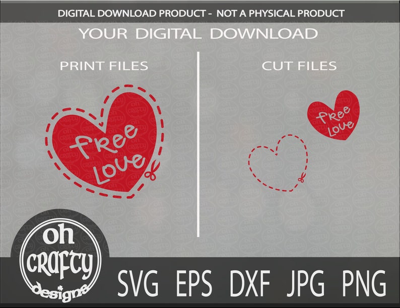 Free Love Svg Heart Svg Valentines Svg Heart Cut File - Etsy