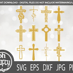 Kreuz svg Bundle, Kreuz svg, Glaube svg, gesegnet svg, Kreuz Scherenschnitt Datei, christliche svg bündel, religiöse svg, svg datei für cricut