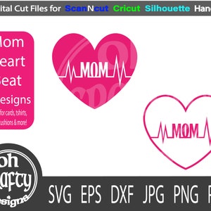 moeder hart SVG, moeder tshirt SVG, hartslag SVG, Moederdag SVG, moeder SVG-bestand, moeder PNG-bestand, PNG-bestanden, gesneden bestanden, SVG-bestanden voor cricut