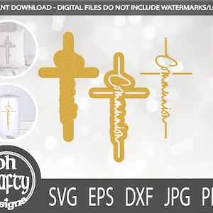 Communion svg, holy communion svg, word cross svg, communion cut file, first holy communion svg, christian svg, religious svg, cricut svg