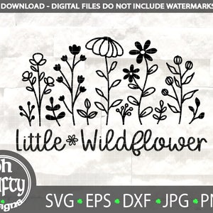 little wildflower svg, Baby Girl svg, Baby onesie svg, Baby sayings svg, Boho Baby svg, Girl Mom svg, New Mom svg, Nursery svg
