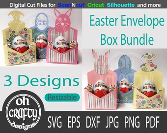 Easter envelope box Bundle Envelope box template, Envelope box template svg,  envelope svg, envelope box svg, envelope box svg for cricut