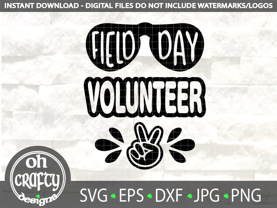 Field Day Volunteer Svg, School Field Day Svg, End of School Svg, Last