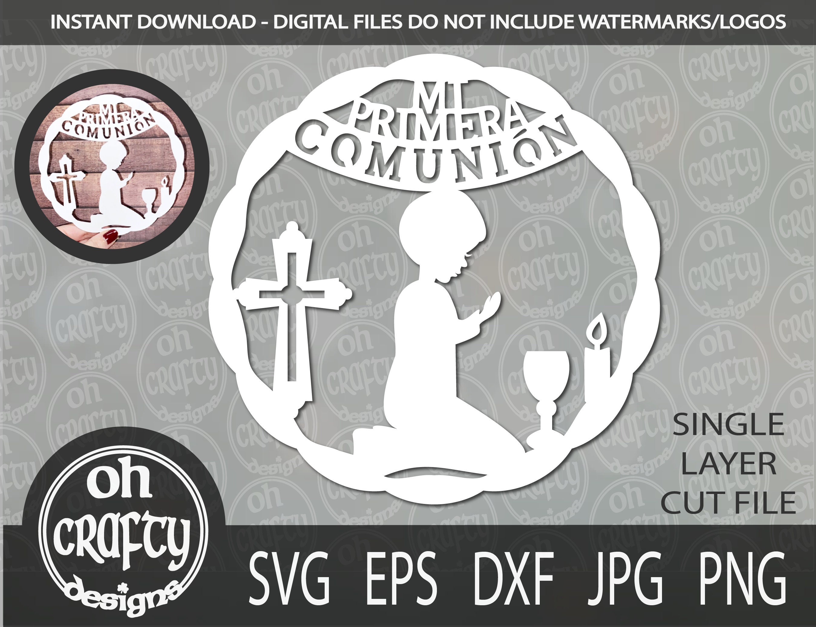Mi Primera Comunion Svg Primera Comunion Svg Bundle First Etsy UK
