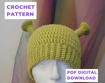 Shrek Ogre Hat PATTERN