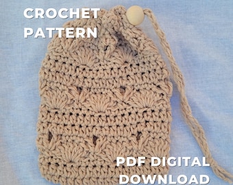 Crochet Shell Pouch Pattern