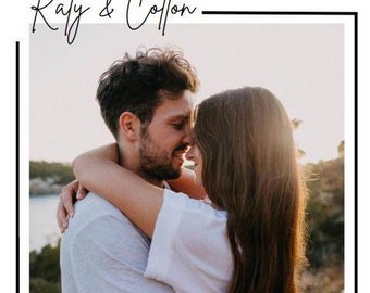 Bold Modern Save the Date Template