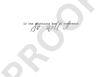 So Will I DIGITAL DOWNLOAD