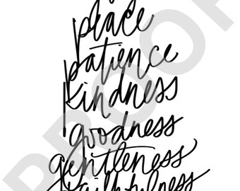 Fruit of the Spirit DIGITAL DOWNLOAD