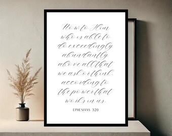 Ephesians 3:20 DIGITAL DOWNLOAD