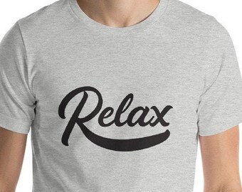 Relax Short-Sleeve Unisex T-Shirt Men and Women