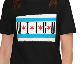 Wilco Tshirt - Chicago Flag Wilco Shirt - Short-Sleeve Unisex T-Shirt