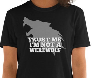 Funny Board Game T shirt - Trust Me Im Not A Werewolf - Perfect Gift for Tabletop Geeks