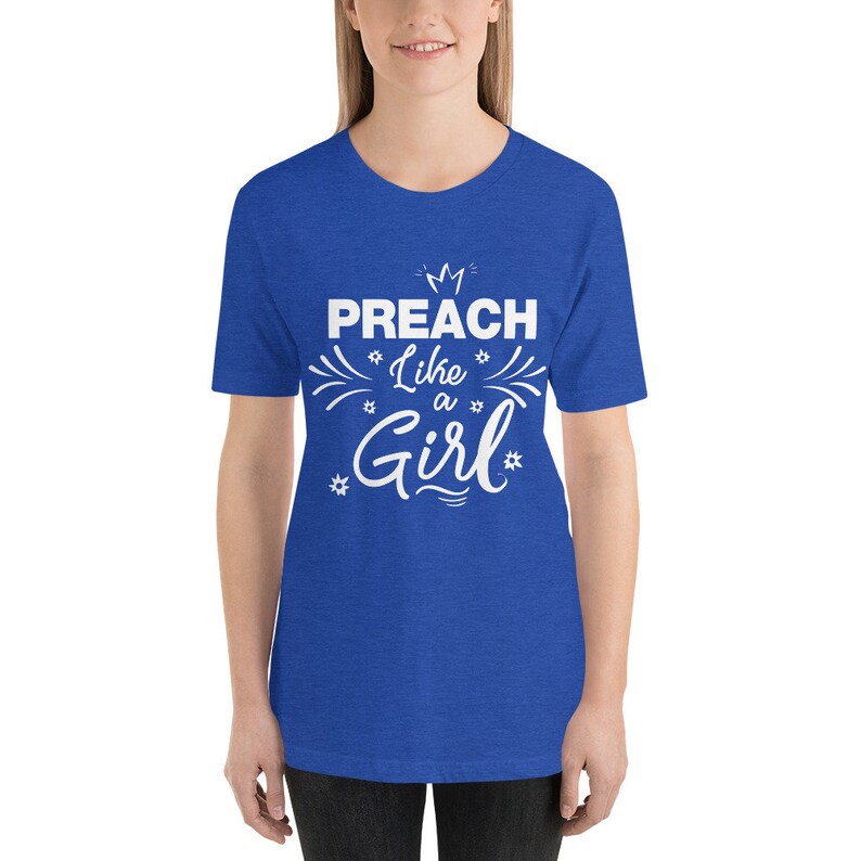 Preach Like a Girl Tshirt Fun Youth Pastor Shirt Etsy