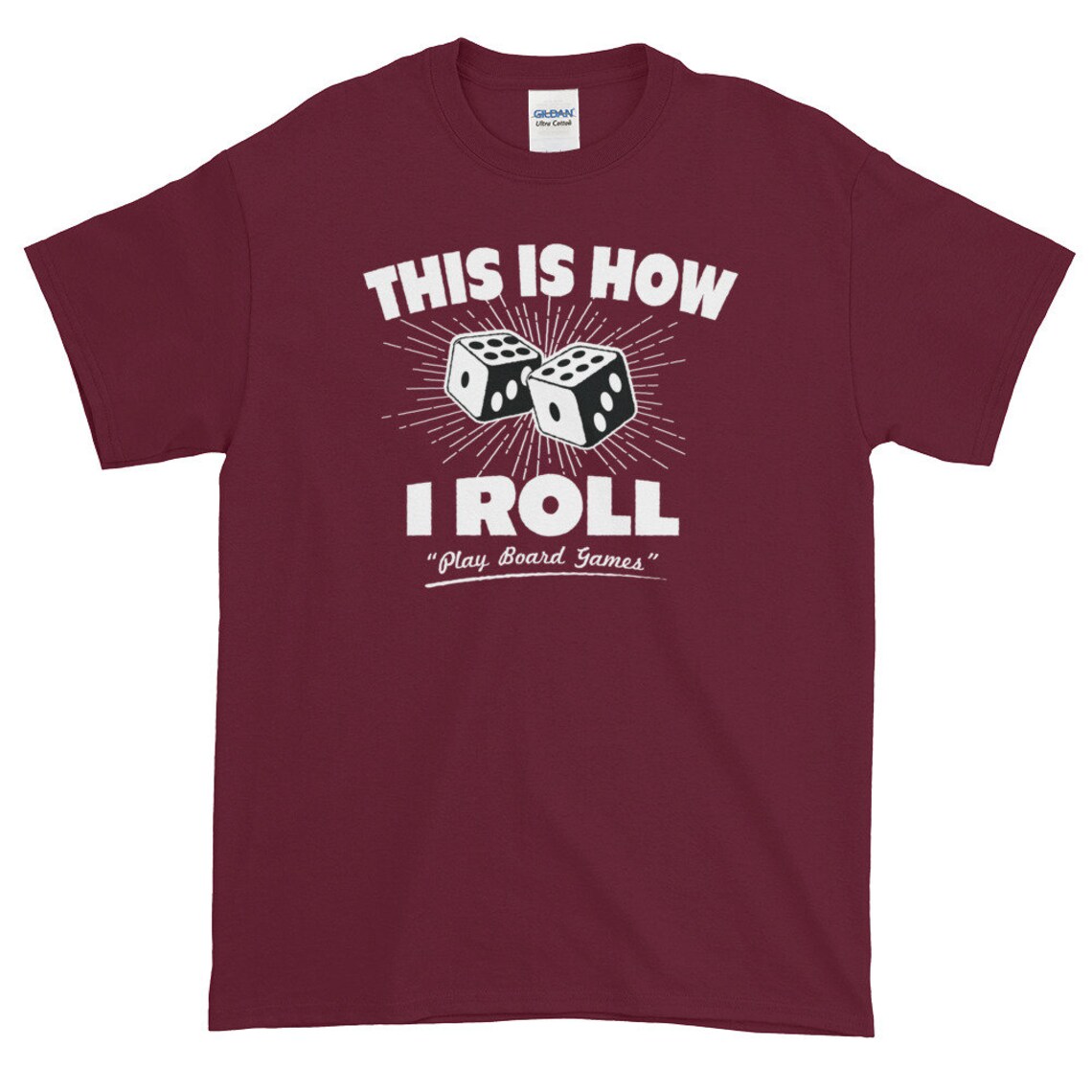 Funny Board Game Dice Tshirt Funny Dice Shirt This is How I Roll Etsy UK