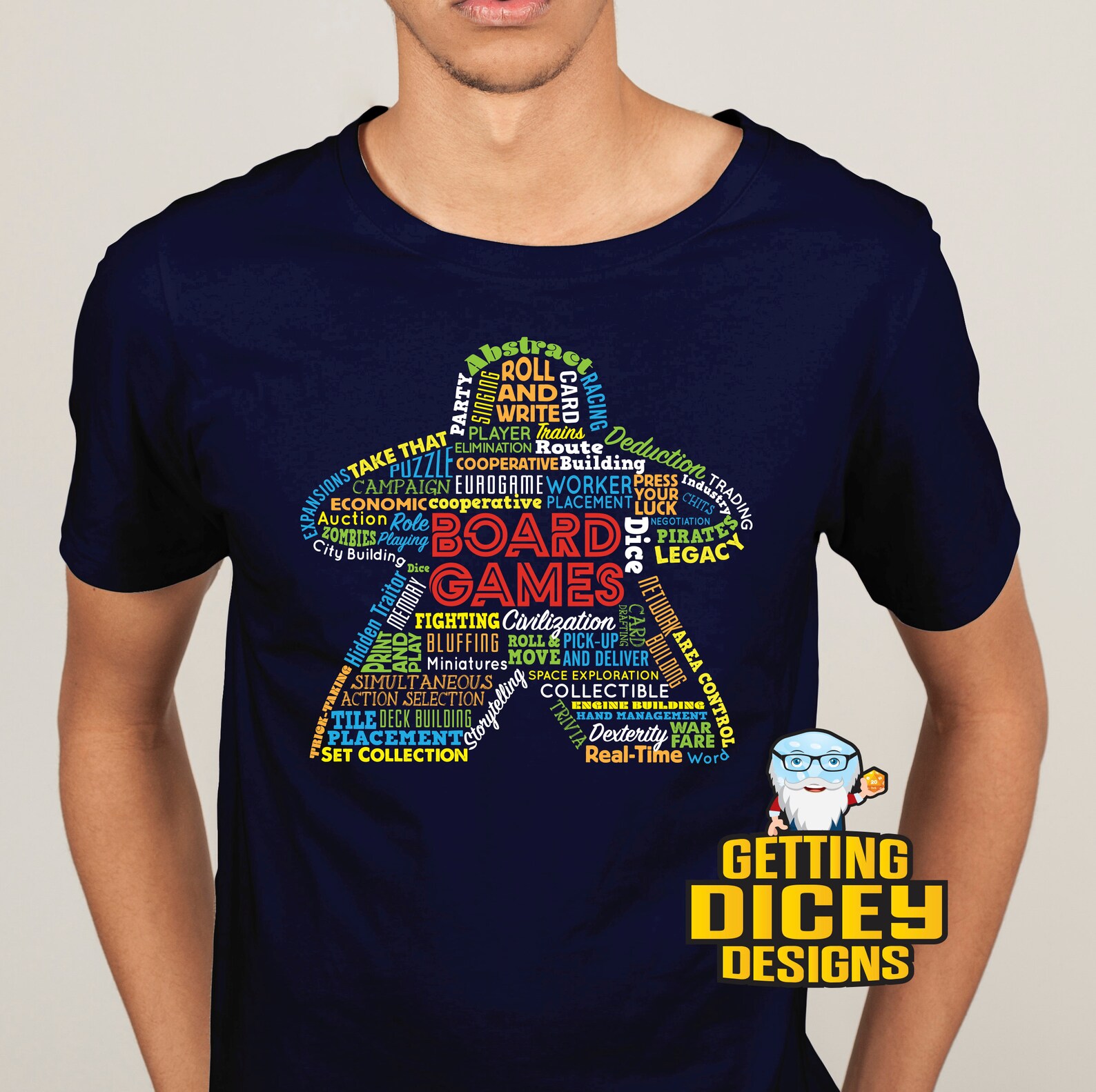 Board Game Mechanics Meeple Types of Board Games Tshirt Etsy