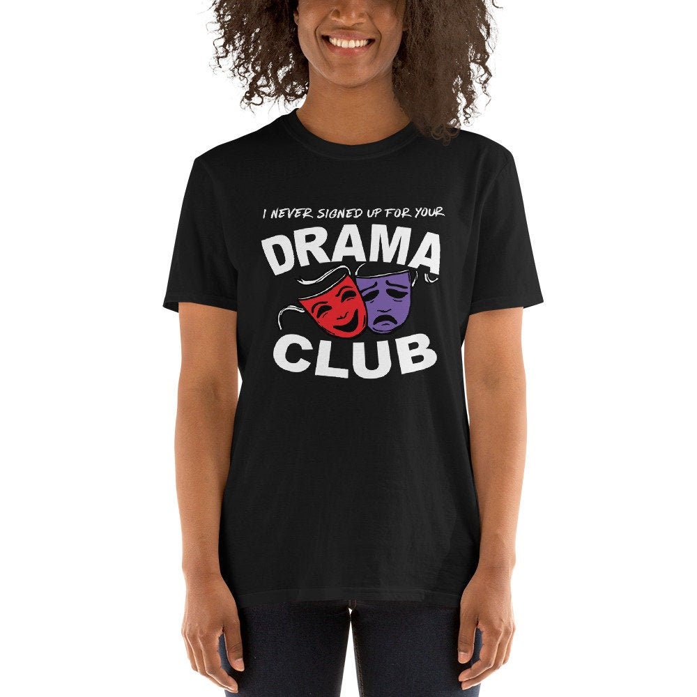 Love Drama Club Baby Pink & White Design T-Shirt