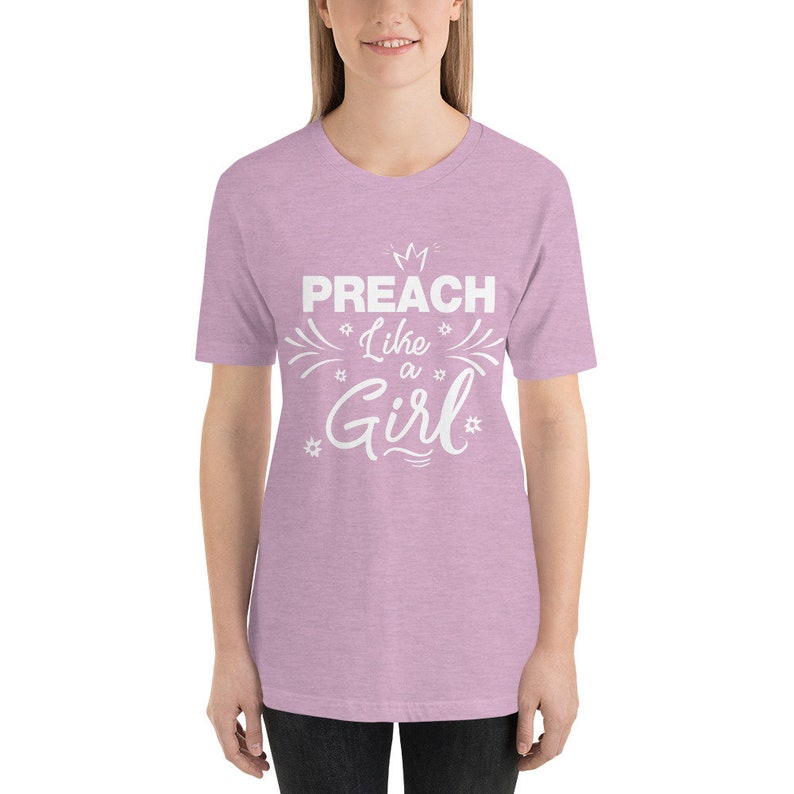 Preach Like a Girl Tshirt Fun Youth Pastor Shirt Etsy