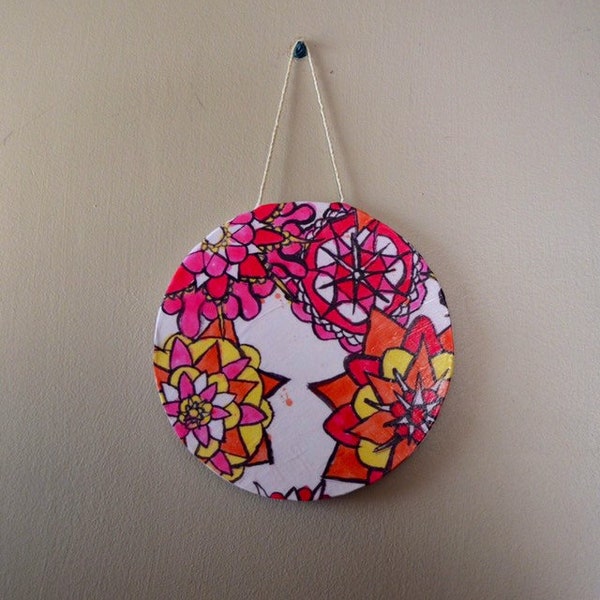 Round Art for Wall Etsy
