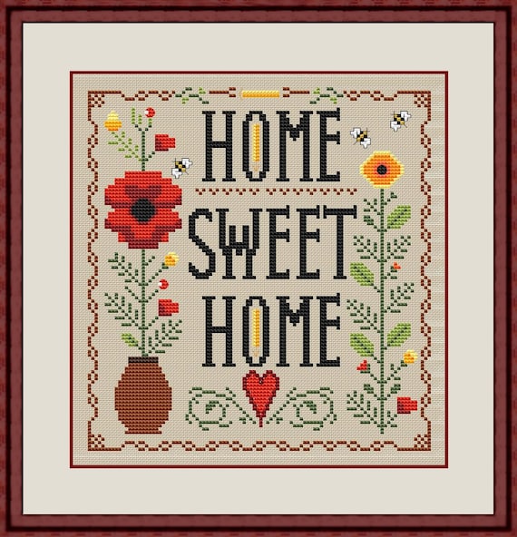 Home Sweet Home - Little Home Sweet Home - Cross Stitch