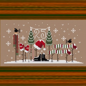 25th December-Merry Christmas-Christmas days, pdf pattern - digital pattern for Christmas