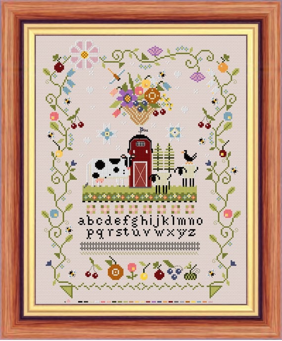 Punto Croce Starter Kit, Madre E Figlio Elefante, Kit Punto Croce Stampato 11CT Kit Punto Croce Ricamo Prestampato Per Principianti Adulti Decorazione Da Parete Regalo 40 * 50cm