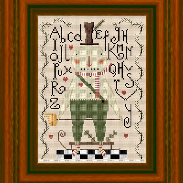 Threadwork Primitive Cross Stitch - Etsy