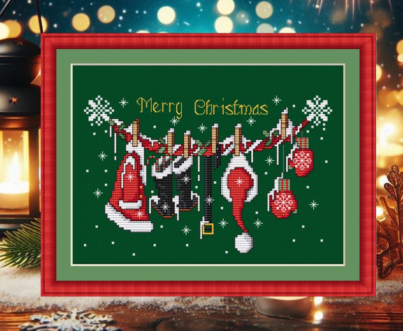 The -clothes- of -santa -claus- cross-stitch-pattern 5 PDF diversi+ file SagaStitch - con diversi gradi di difficoltà e varianti, originali  MiuMiuXStitch
Gli abiti di Babbo natale- schema digitale in PDF in diverse versioni.
Ricamo facile e veloce da realizzare, un'esperienza unica e creativa che vi porterà gioia e soddisfazione.