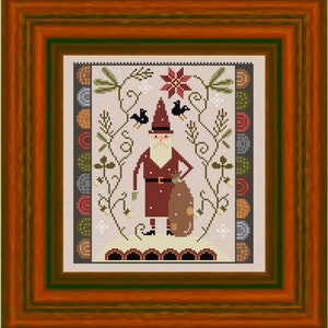 Santa Claus- cross-stitch-pattern PDF (digital file only, nothing will be shipped!)christmas-noel-peace-winter-cross-stitch-patterns ebook