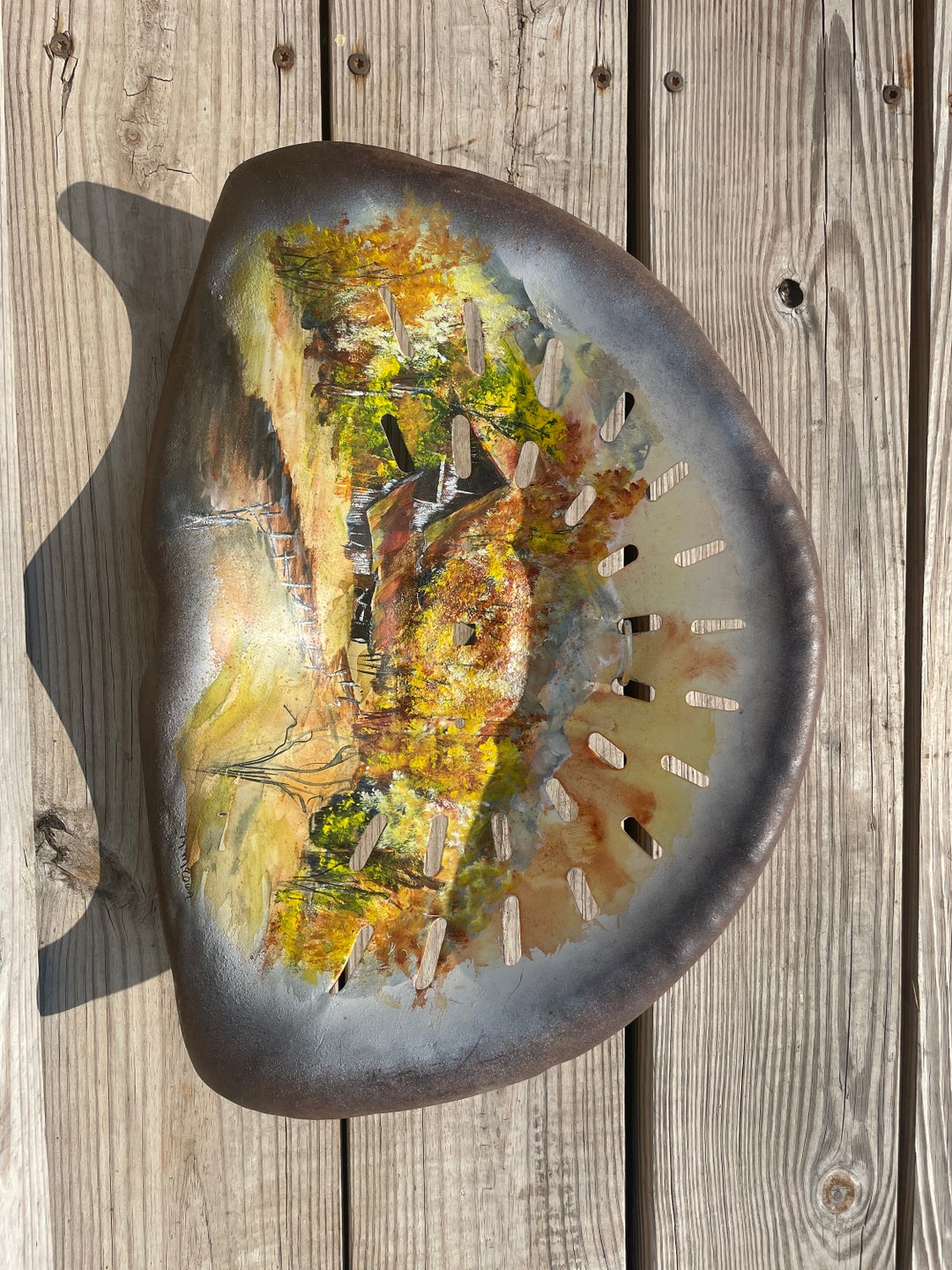 Farmhouse Tractor Seat Art Etsy