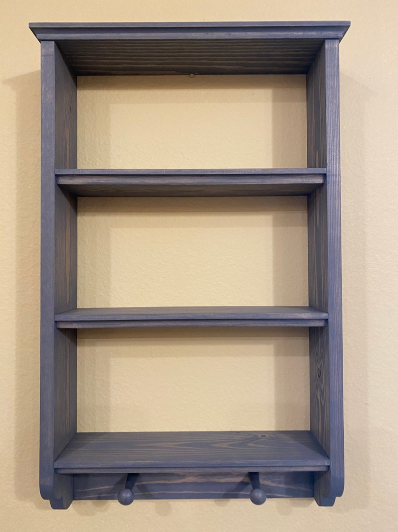 Pine wall shelf 4 Etsy
