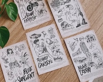 The Raven Boys character biographies prints
