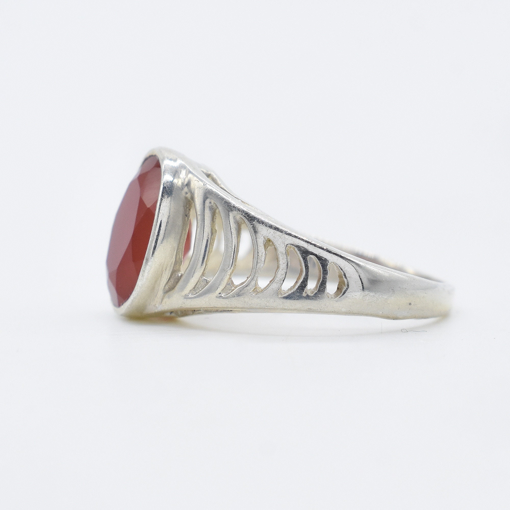 Natural Ruby Ring 925 Sterling Silver Ring Ruby Gemstone | Etsy