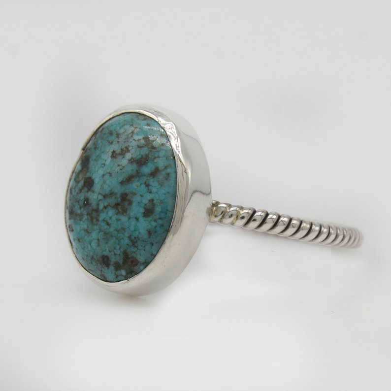 Free Shipping Turquoise Gemstone American Seller AR314 925 Sterling Silver Ring Natural Turquoise Ring