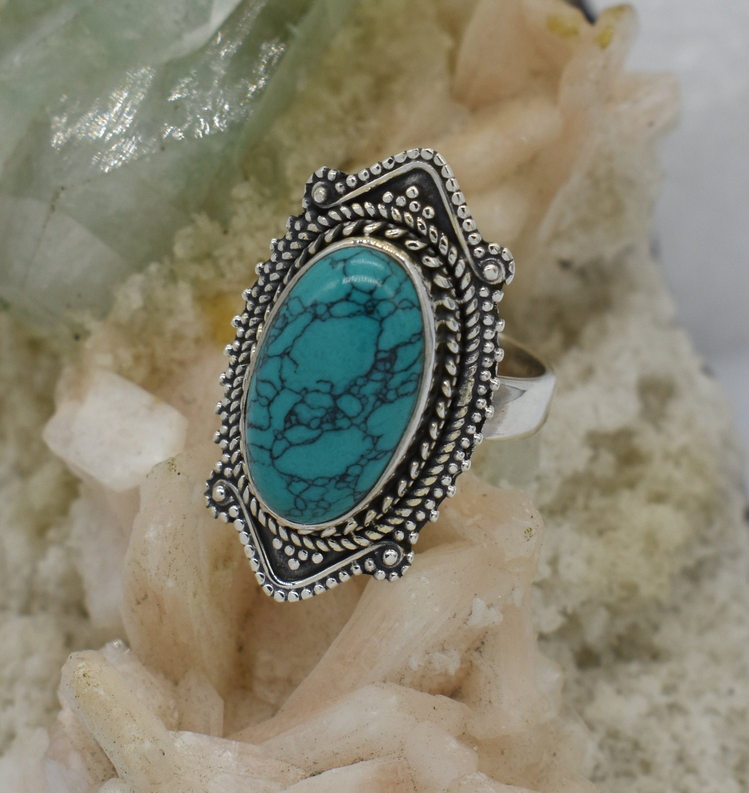 Natural Turquoise Ring, 925 Sterling Silver Ring, Turquoise Gemstone, Free Shipping, American Seller RJ-267 - Etsy Natural Turquoise Ring, 925 Sterling Silver Ring, Turquoise Gemstone, Free Shipping, American Seller RJ-267 - Etsy