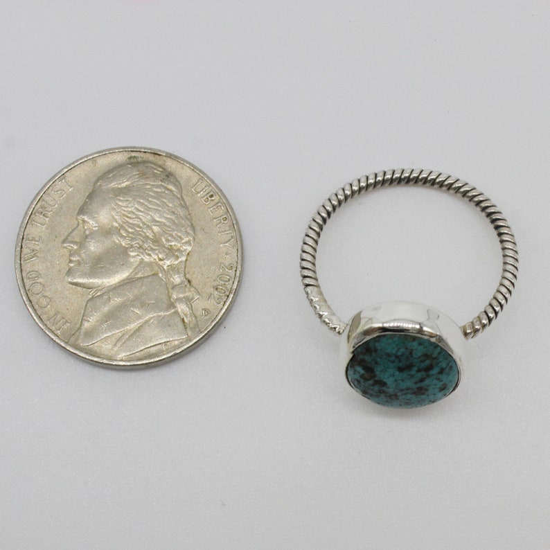 Free Shipping Turquoise Gemstone American Seller AR314 925 Sterling Silver Ring Natural Turquoise Ring