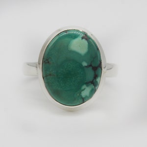 Natural Turquoise Ring, 925 Sterling Silver Ring, Turquoise Gemstone, Free Shipping, American Seller AR335