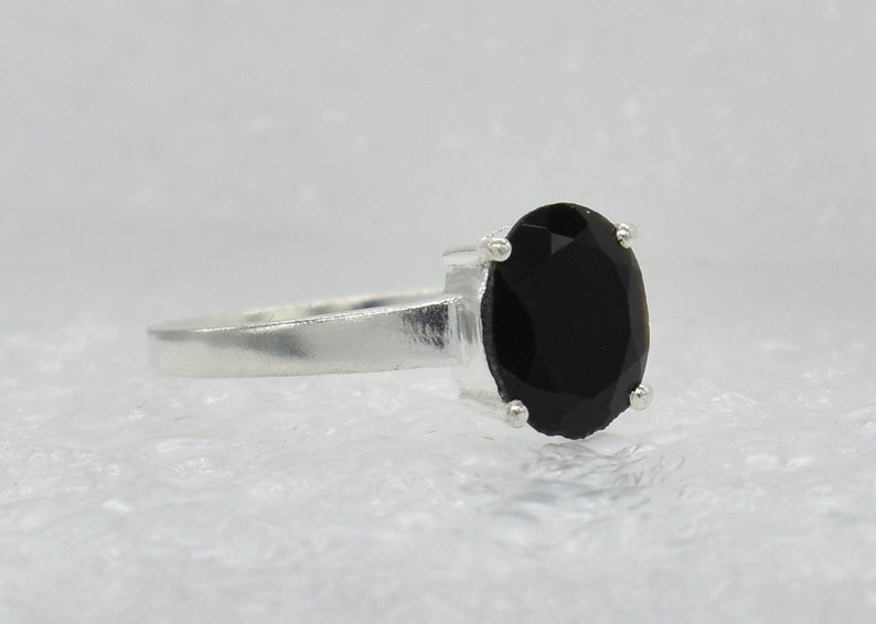American Seller RJ-426 Onyx Gemstone Free Shipping Natural Onyx Ring 925 Sterling Silver Ring