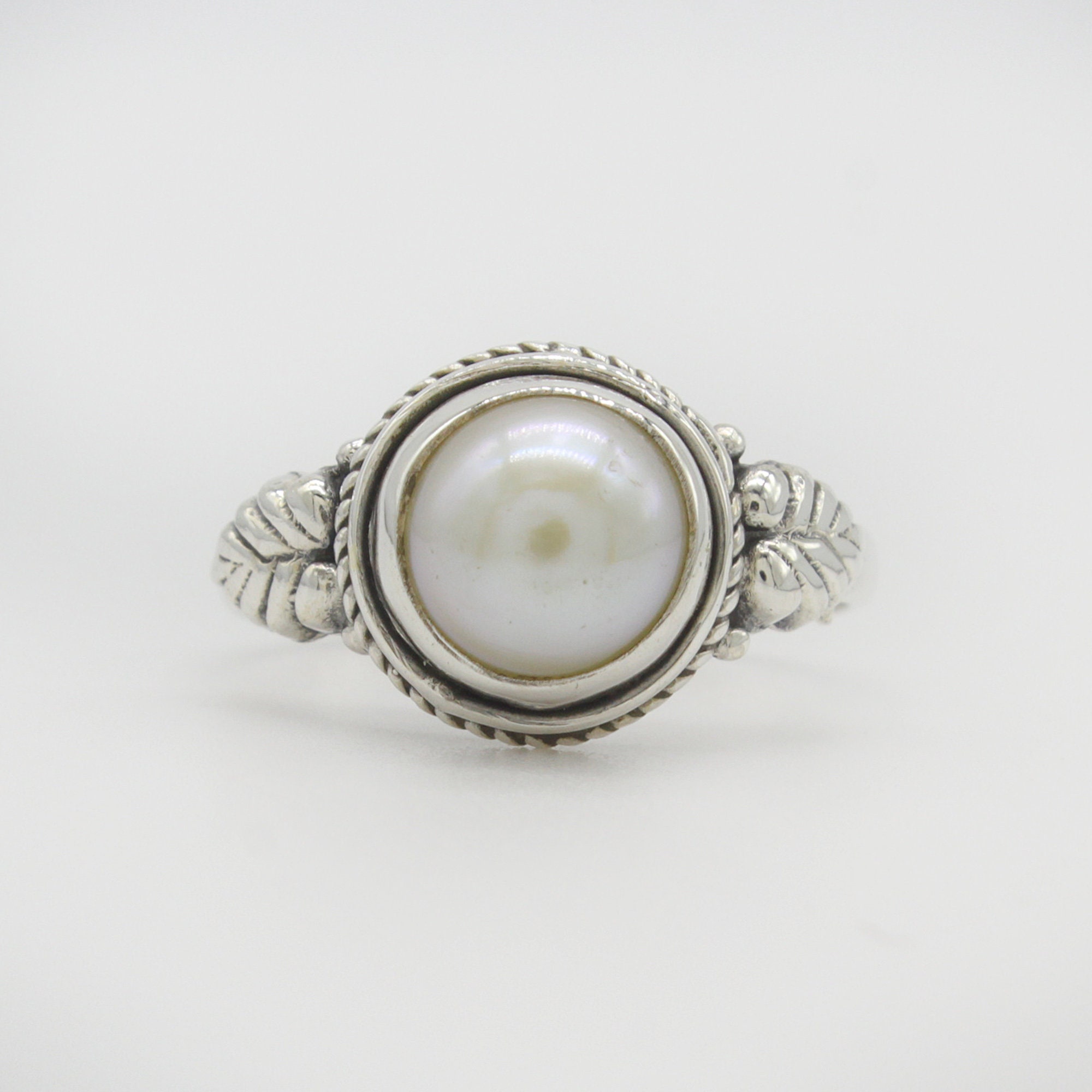 【HYERES LOR】22FW★ Noailles Silver Antique Pearl Ring full HYERES LOR】22FW☆ Noailles Silver Antique Pearl Ring full