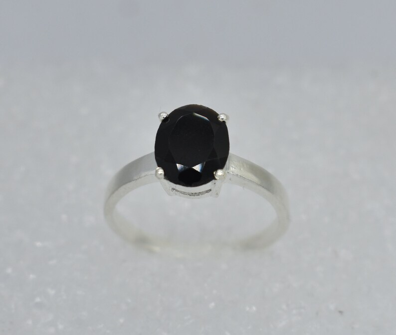 American Seller RJ-426 Onyx Gemstone Free Shipping Natural Onyx Ring 925 Sterling Silver Ring