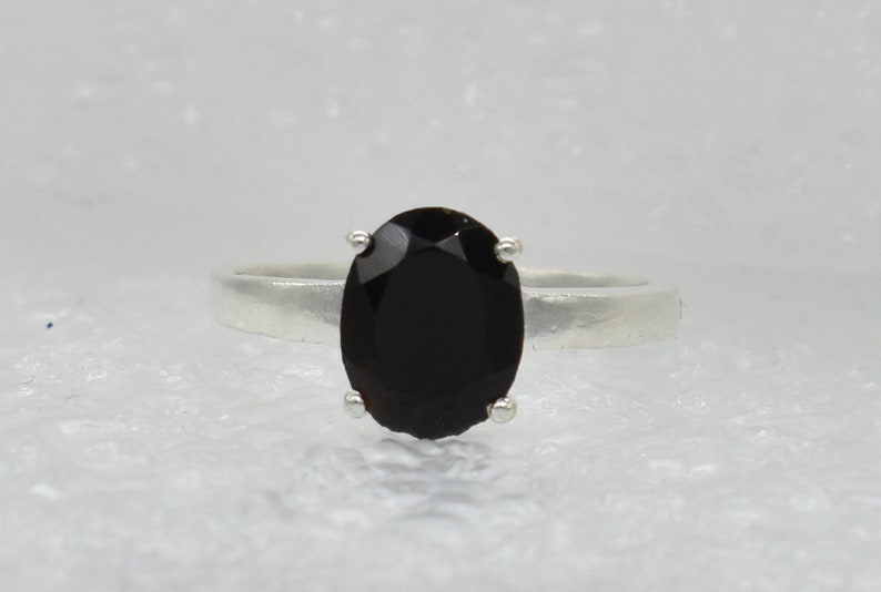 American Seller RJ-426 Onyx Gemstone Free Shipping Natural Onyx Ring 925 Sterling Silver Ring