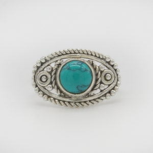 Natural Turquoise Ring, 925 Sterling Silver Ring, Turquoise Gemstone, Free Shipping, American Seller AR634