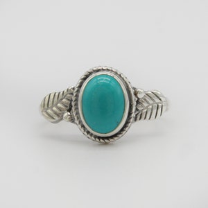 Natural Turquoise Ring, 925 Sterling Silver Ring, Turquoise Gemstone, Free Shipping, American Seller AR552