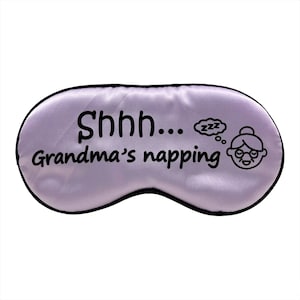 Get Well Grandmother Gift - Healing sleeping mask. Perfect for recovery surgery and post-op get well. Soft, comfortable, sleep recovery mask