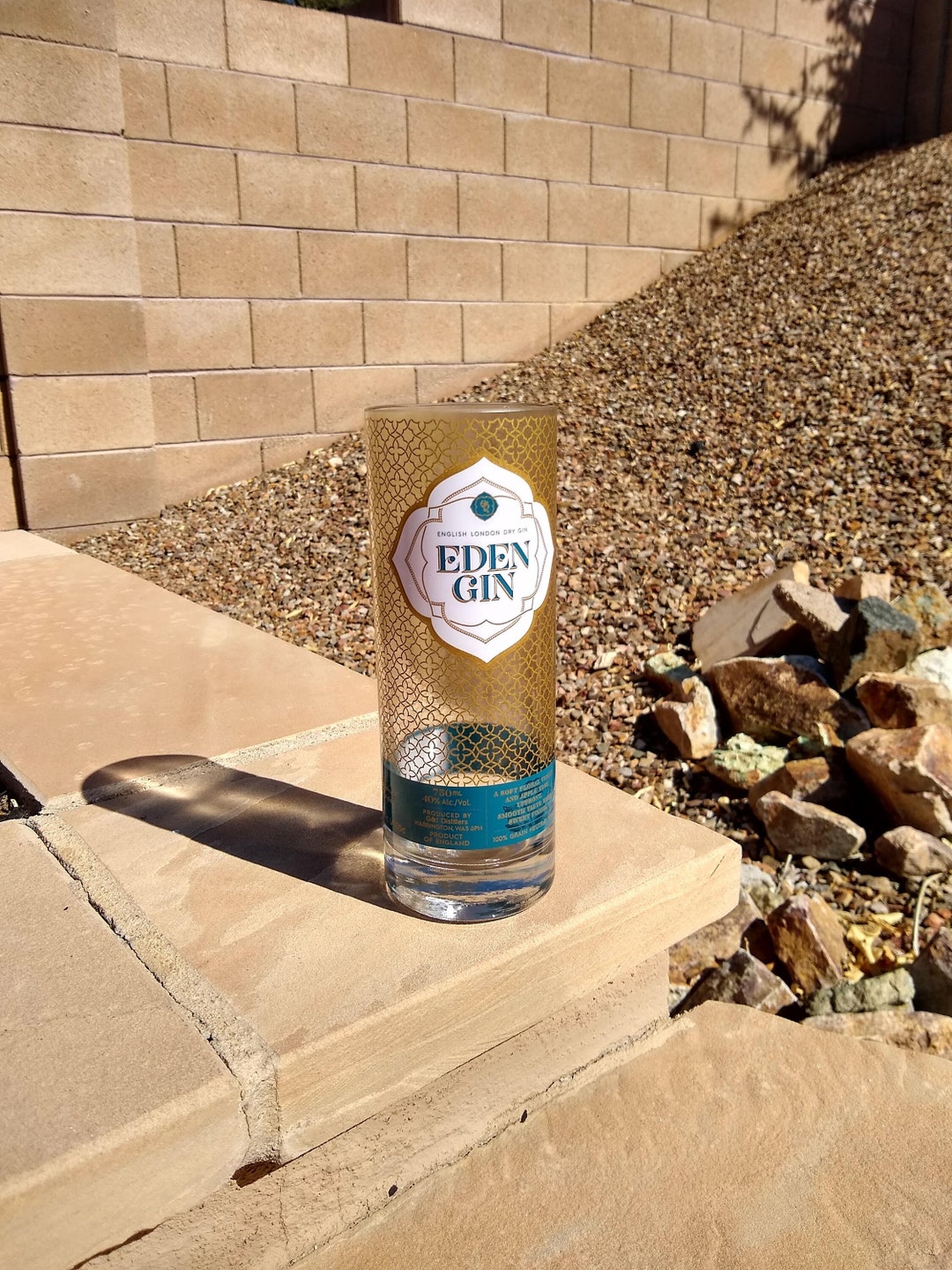 Eden Gin Dishwashersafe Tequila Bottle Vase Etsy