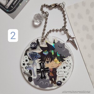 Cyber Deco Acrylic Keychains ~ Phone Strap Charm Cute Girly Kawaii Pink ...
