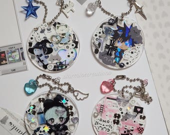 Cyber Deco Acrylic Keychains ~ Phone Strap Anime Kpop Y2k Alt Cybercore Frutiger Aero
