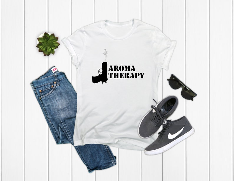 Aromatherapy Gun Smoke Gun Rights Tee 2nd Amendment Etsy