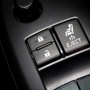 Eject Blank Button Decal for Car | Blank Button Car Sticker | Eject Passenger Button Decal | Blank Button Decal for any type of car | Funny