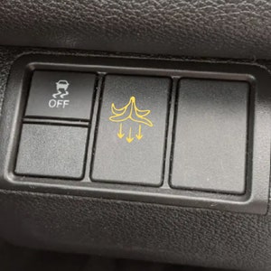 Banana Blank Button Decal for Car | Blank Button Car Sticker | Banana Passenger Button Decal | Blank Button Decal for any car | Funny Decals
